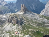 Torre di Toblin ze szlaku na Monte Paterno